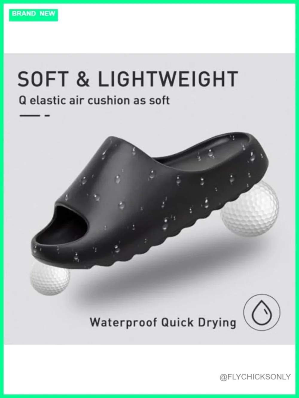 Cloud Slides Unisex Platform Slides Slippers Non-Slip Quick Drying Soft